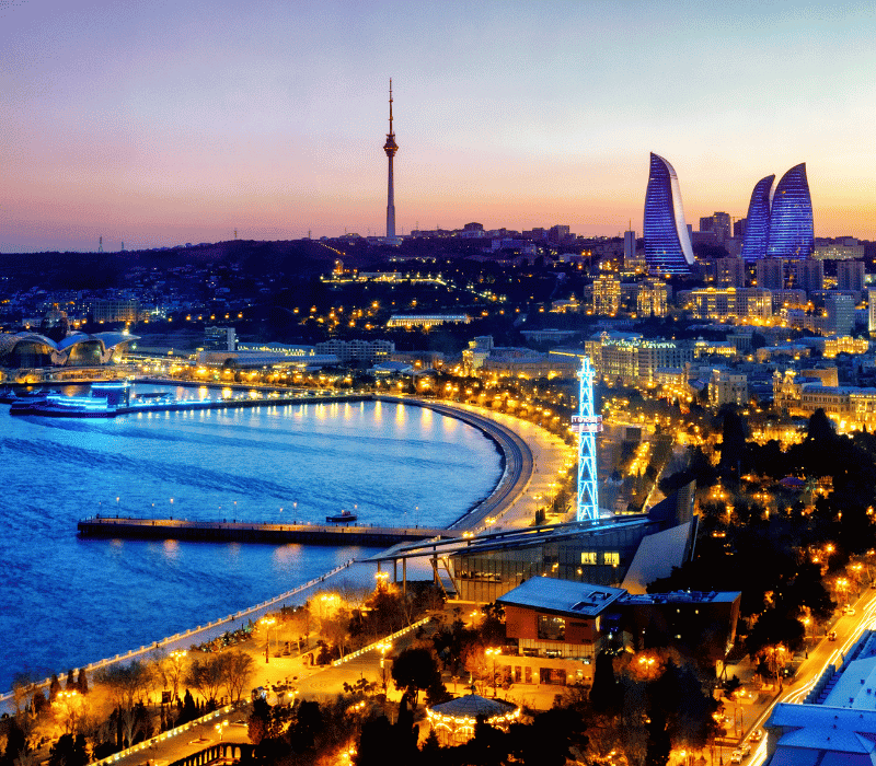 Baku Tours Package from Bangalore by Flight